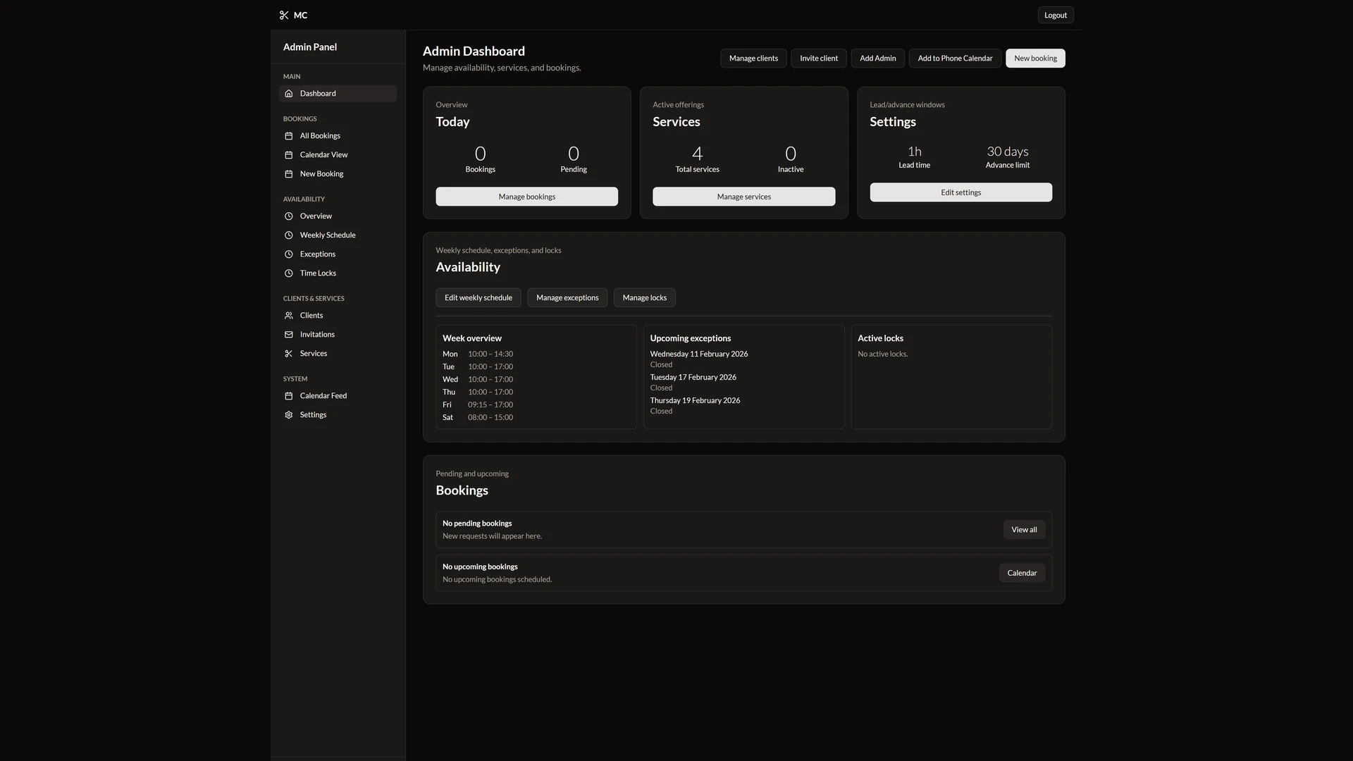 Barber Booking System