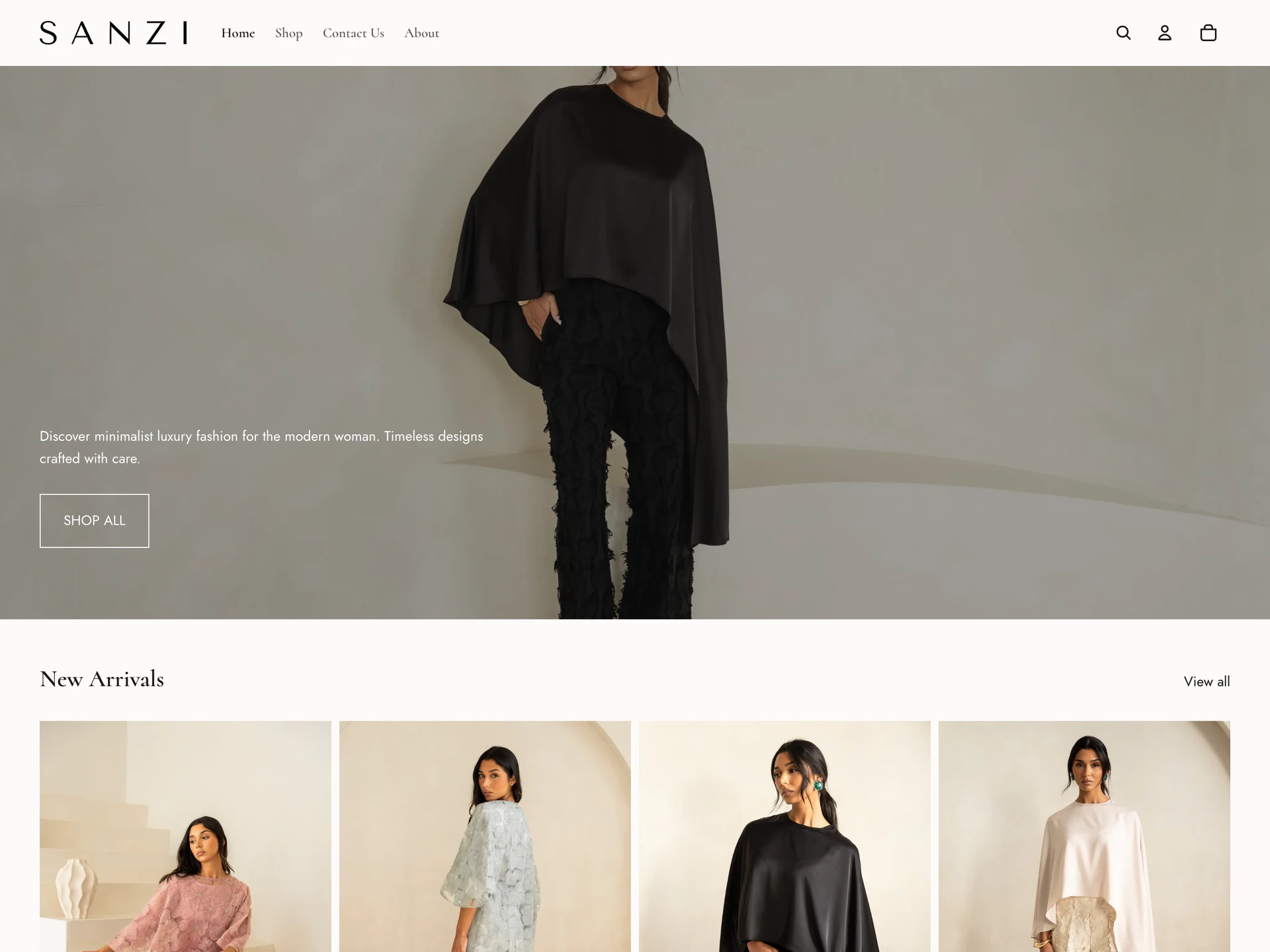 Sanzi Shopify Store - Image 1