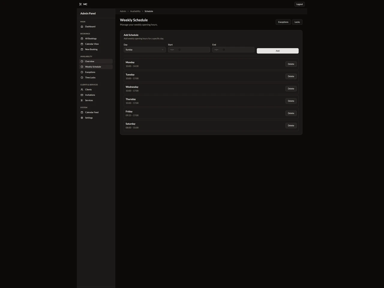 Barber Booking System - Image 4